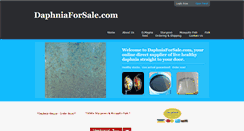 Desktop Screenshot of daphniaforsale.com